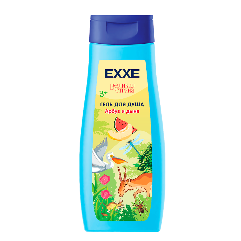 Изображение товара EXXE Детская серия Великая страна Гель для душа "Арбуз и дыня", 400 мл