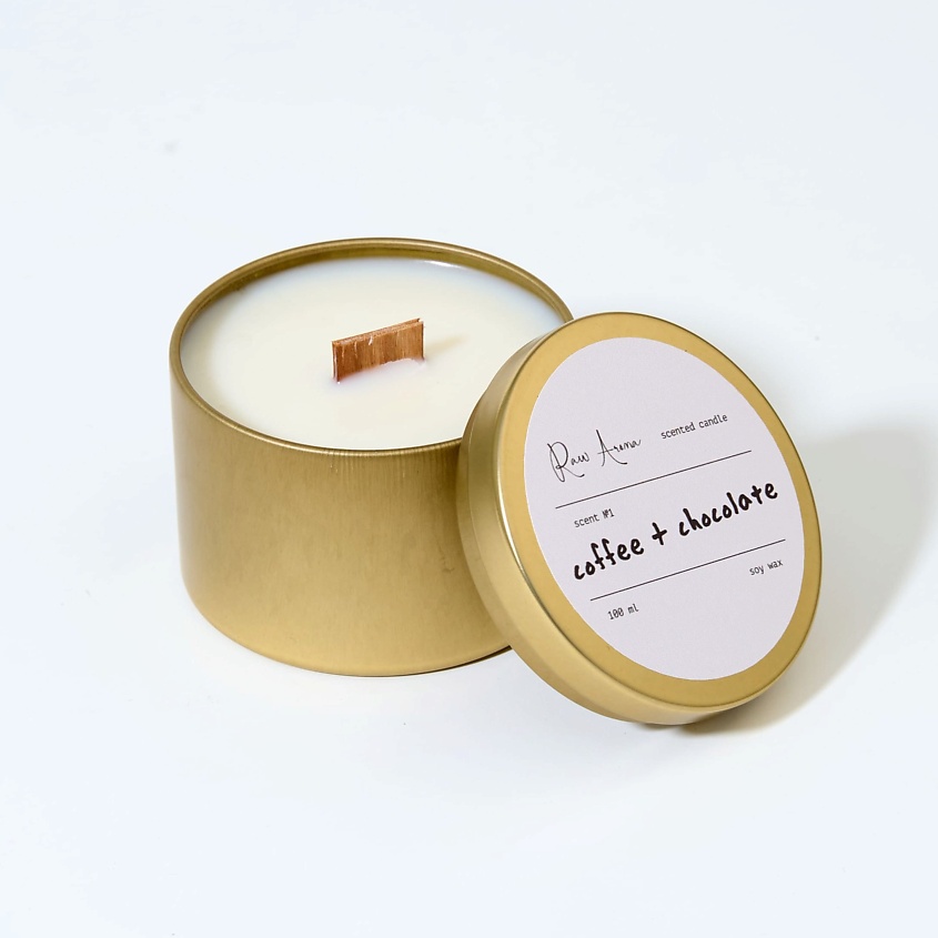 Изображение товара RAW AROMA Ароматическая свеча Coffee & Chocolate, 100 мл