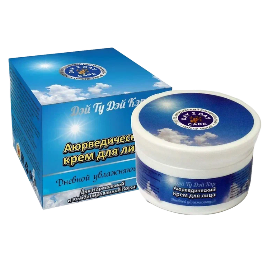 Изображение товара DAY 2 DAY CARE Аюрведический увлажняющий крем для лица "Дневной увлажняющий", 1 шт.