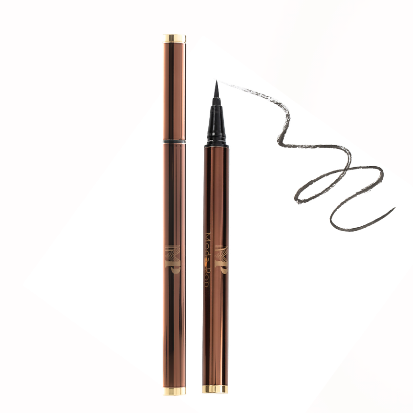 Изображение товара Черная водостойкая подводка для глаз MODAPOP с тонким аппликатором