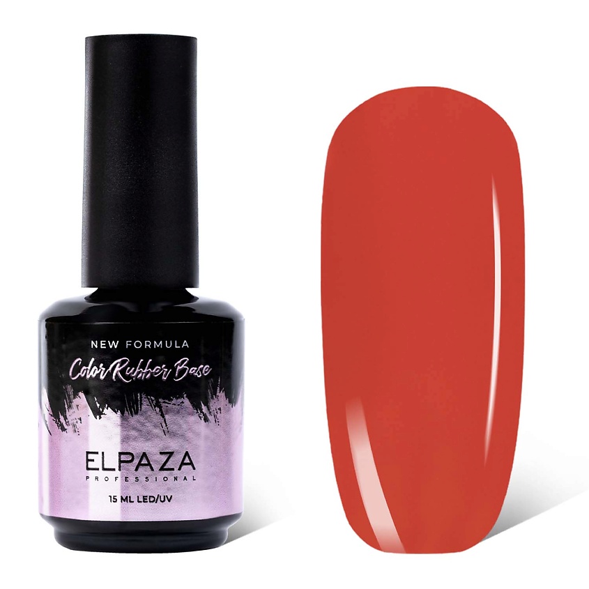 Изображение товара ELPAZA PROFESSIONAL База каучуковая Cover Rubber Base Natural 15 мл ягодный