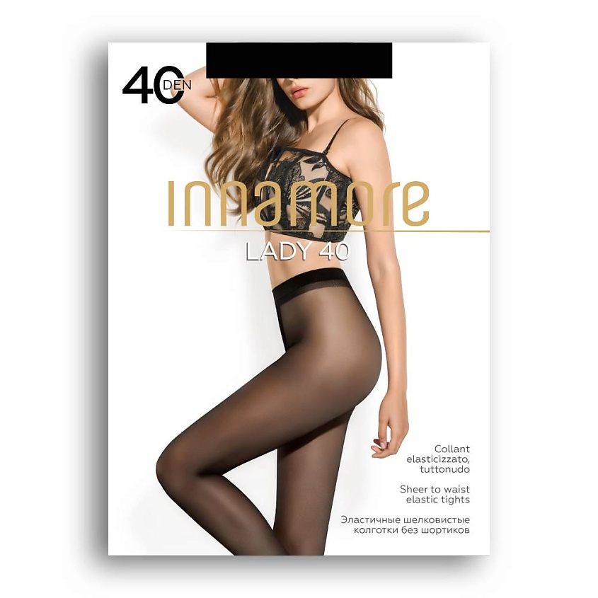 Изображение товара Колготки INNAMORE Lady 40 den Miele для женщин, прозрачные