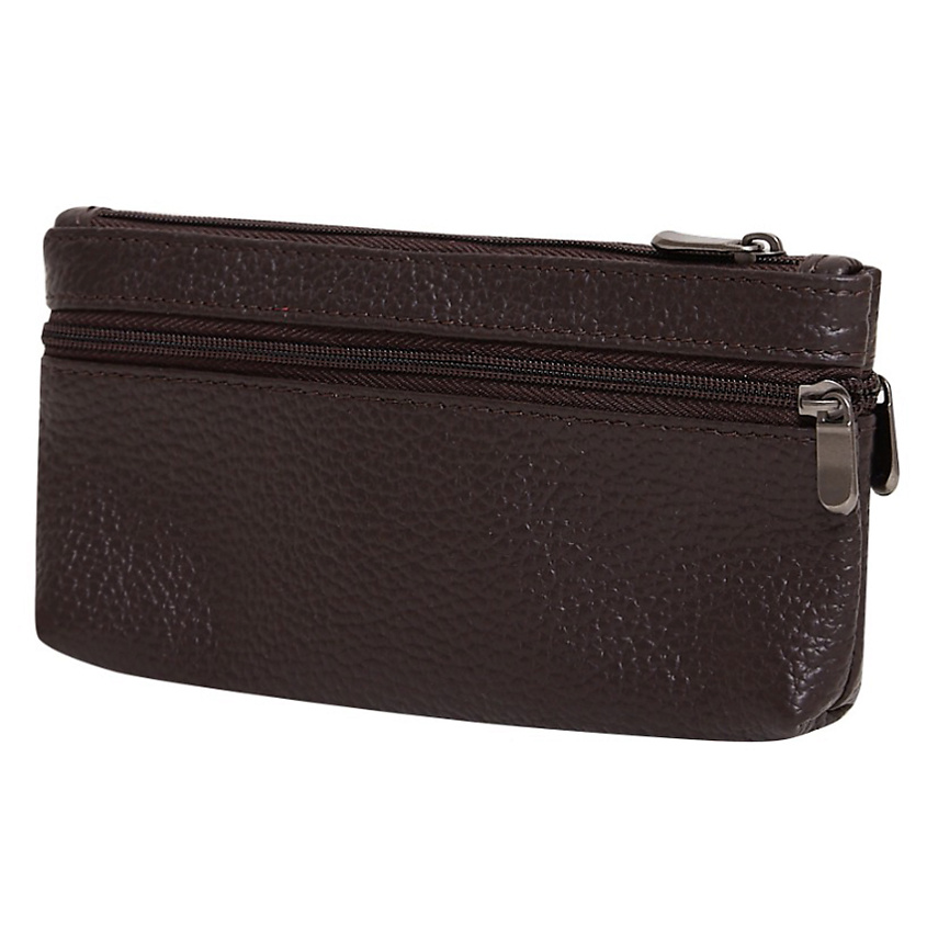 Изображение товара FORTE Ключница из натуральной кожи с тремя молниями для ключей до 16 см