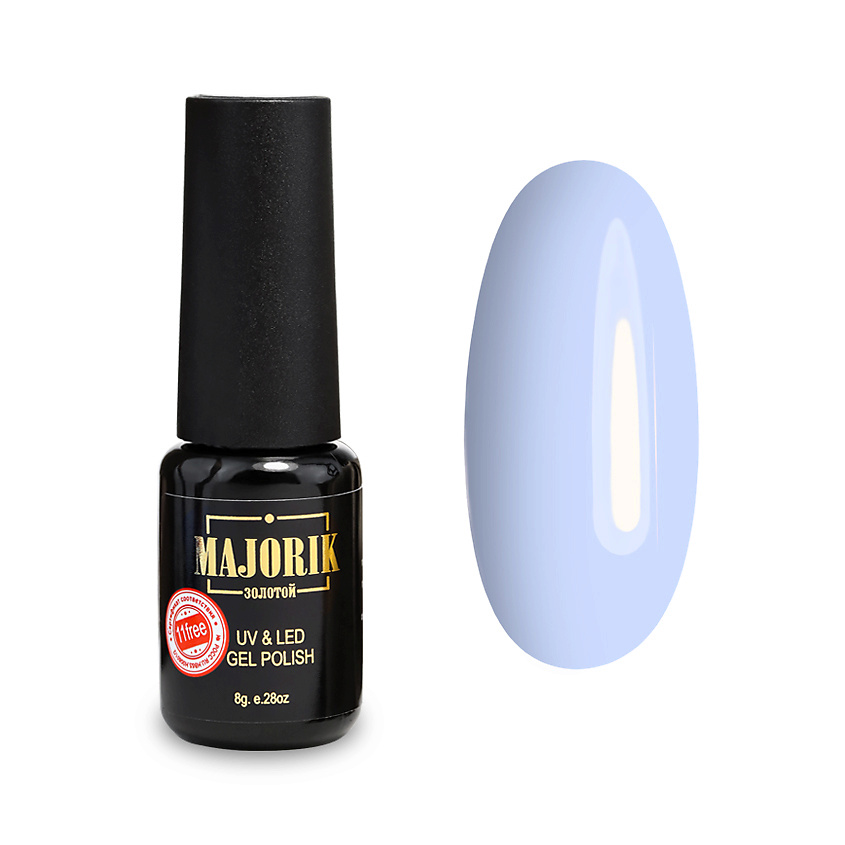 Изображение товара MAJORIK Гель-лак для ногтей, №036 Голубой