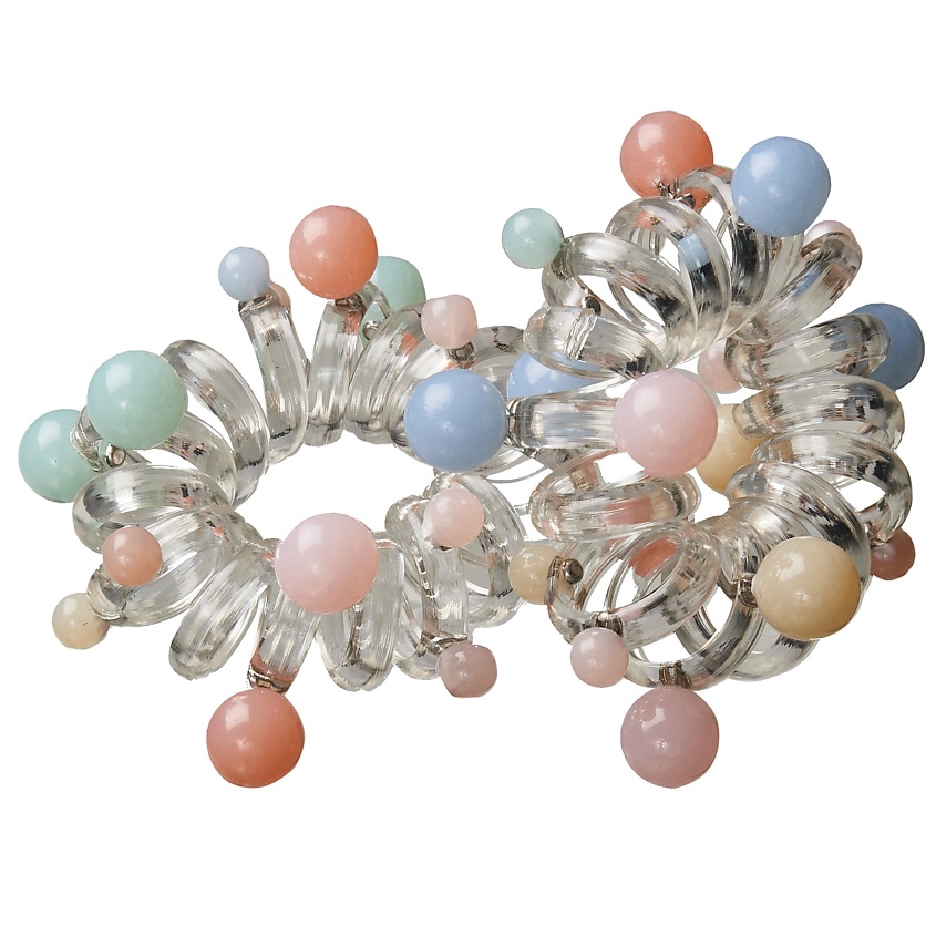 Изображение товара KOSMOSHTUCHKI Набор разноцветных резинок пружинок для волос, 2шт