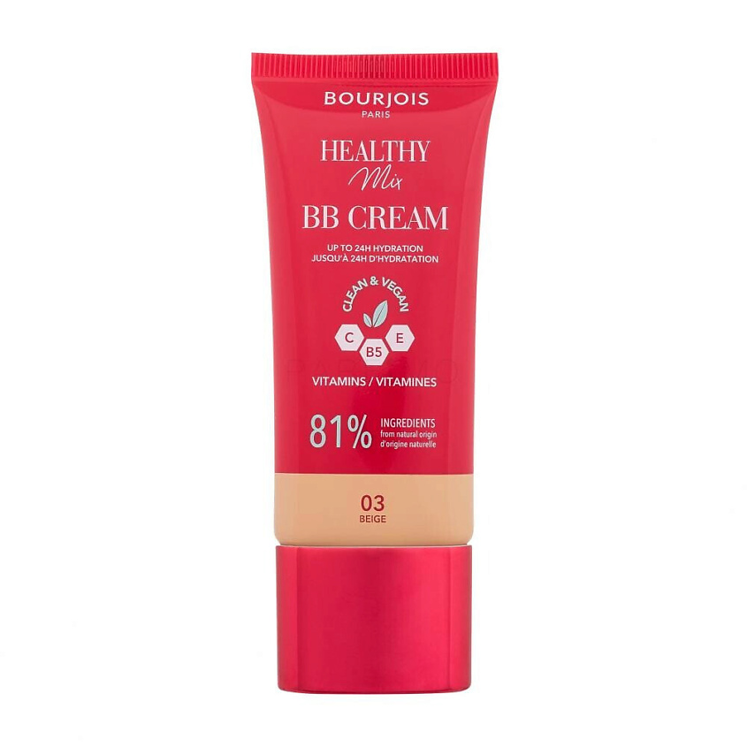Изображение товара BOURJOIS Увлажняющий BB-крем Healthy Mix Clean & Vegan BB Cream, 03 Beige