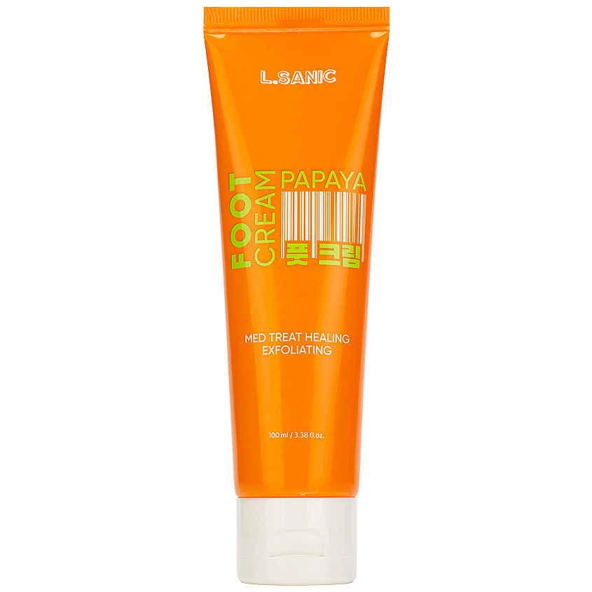 Изображение товара LSANIC Пилинг-крем для ног отшелушивающий с экстрактом папайи, 100 мл
