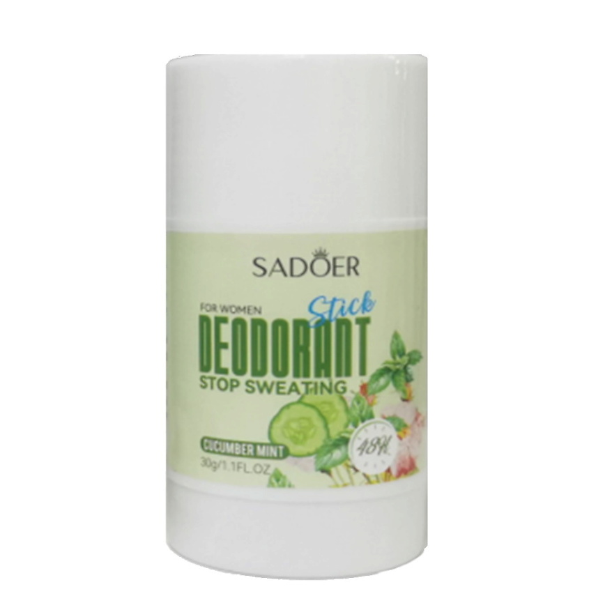 Изображение товара SADOER Дезодорант-стик женский Огурец мята, 30 гр.