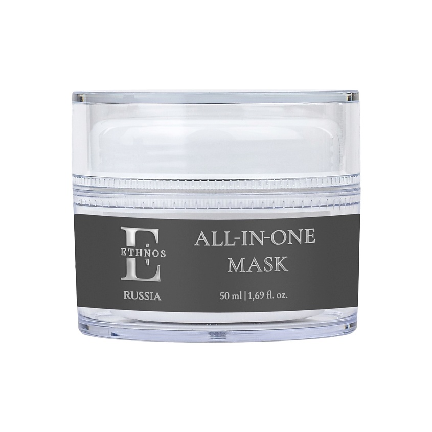 Изображение товара ETHNOS Маска для лица с церамидами и белой глиной 50 мл для ухода и омоложения