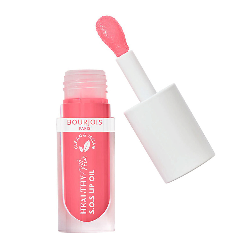 Изображение товара BOURJOIS Масло-блеск для губ Healthy Mix S.O.S Lip Oil, 2 Melon Amour