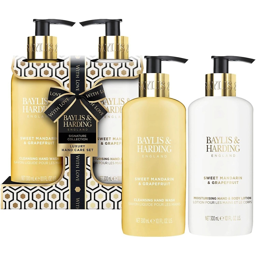Изображение товара BAYLIS & HARDING Набор средств для ухода за руками Sweet mandarin & Grapefruit, 300 мл + 300 мл
