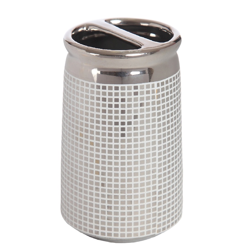 Изображение товара VANSTORE Стаканчик для зубных щеток Mosaic, Серебряный