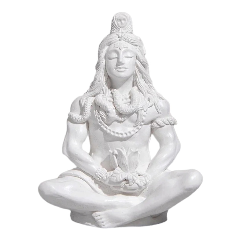 Изображение товара Магическая статуэтка Бог Шива ручной работы из гипса бетона 10,5 см