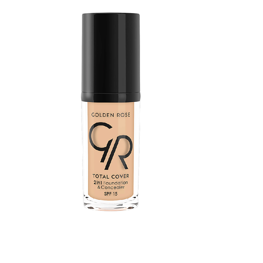 Изображение товара GOLDEN ROSE Крем тональный TOTAL COVER 2in1 Foundation, 02-Ivory