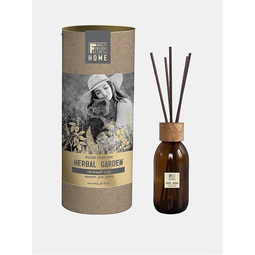 Изображение товара FAMILY FOREVER FACTORY Ароматизатор воздуха:аромат для дома "Пряный сад" Home, 100 мл