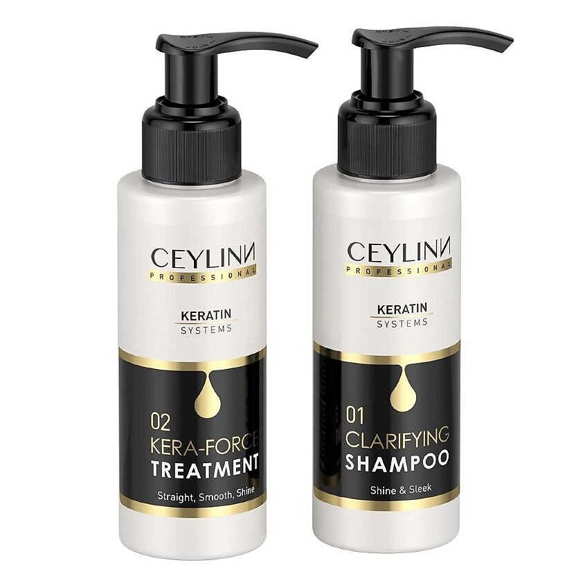Изображение товара CEYLINN PROFESSIONAL Набор для ухода за волосами с кератином, 2 * 1000мл.