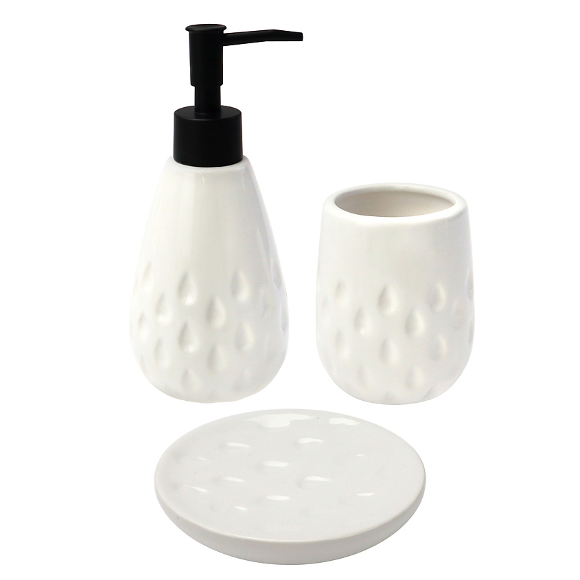 Изображение товара ND PLAY Набор для ванны Emerald - диспенсер, стакан, мыльница
