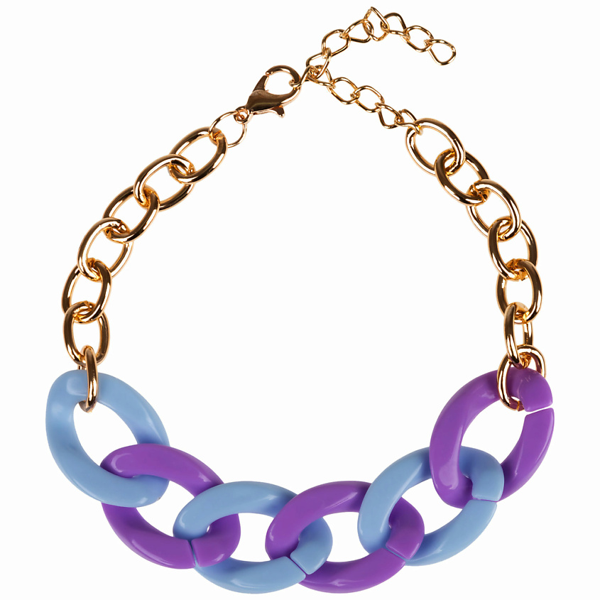 Изображение товара Стильный браслет LUKKY Разноцветные цепочки Фиолетовый микс