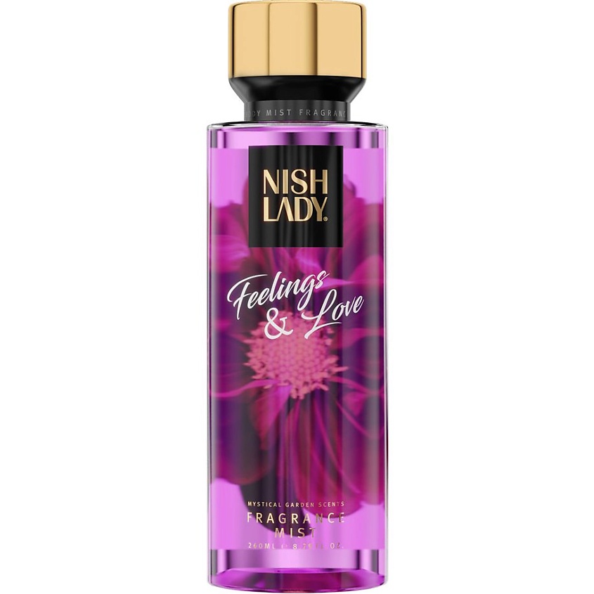 Изображение товара NISHLADY Body Mist Feelings & Love 260 мл спрей для тела женский освежающий парфюм
