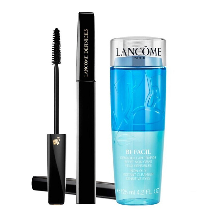 Изображение товара LANCOME Набор Definicils: Тушь + Двухфазное средство для снятия макияжа с глаз, 6.5 мл + 125 мл