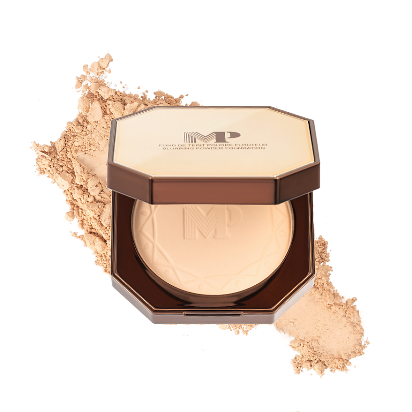 Изображение товара Матовняющая компактная пудра для лица MODAPOP Р04 с витамином Е и зеркальцем