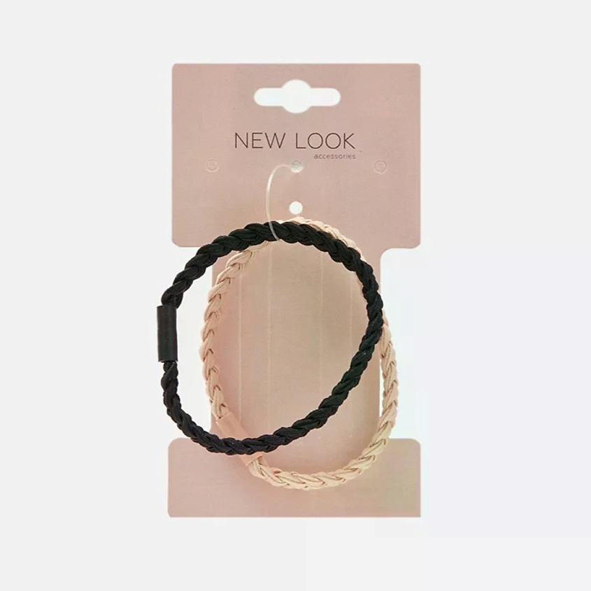 Изображение товара NEW LOOK NL Резинки для волос бежевые набор для женщин качественные и эластичные