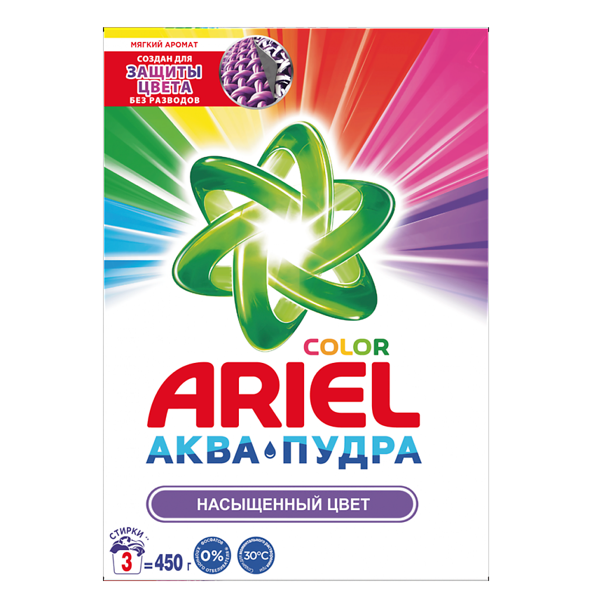 Изображение товара Ариэль Колор энд стайл Порошок для стирки автомат 450 г