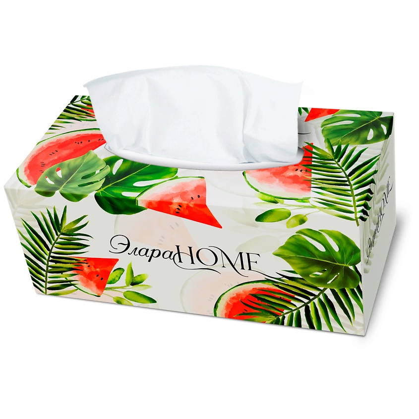 Изображение товара ЭЛАРАHOME Салфетки бумажные, 200 шт. для рук Сочный арбуз