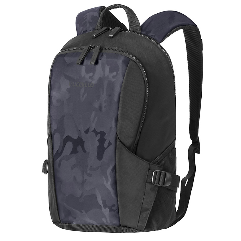 Изображение товара L'UCCELLO Рюкзак городской Роллтоп для ноутбука, Цвет: Черный; размер: 43x29x2