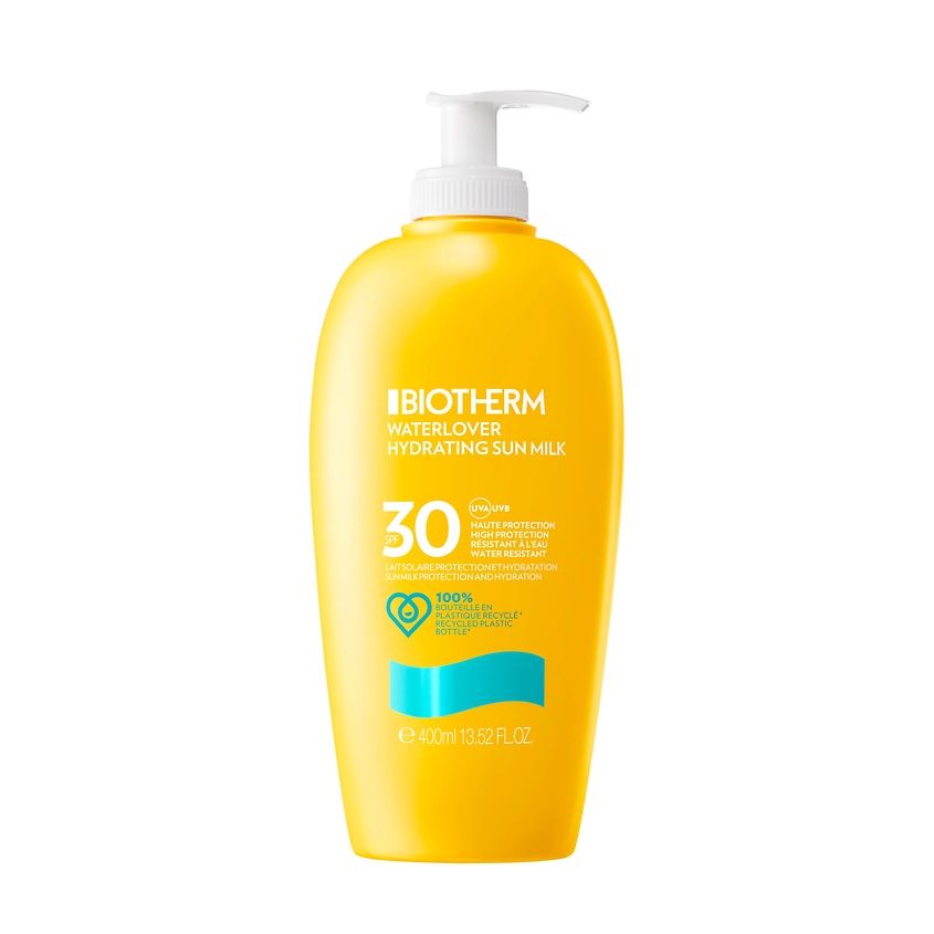 Изображение товара BIOTHERM Водостойкое солнцезащитное молочко для лица и тела Waterlover Sun Milk SPF 30, 400 мл