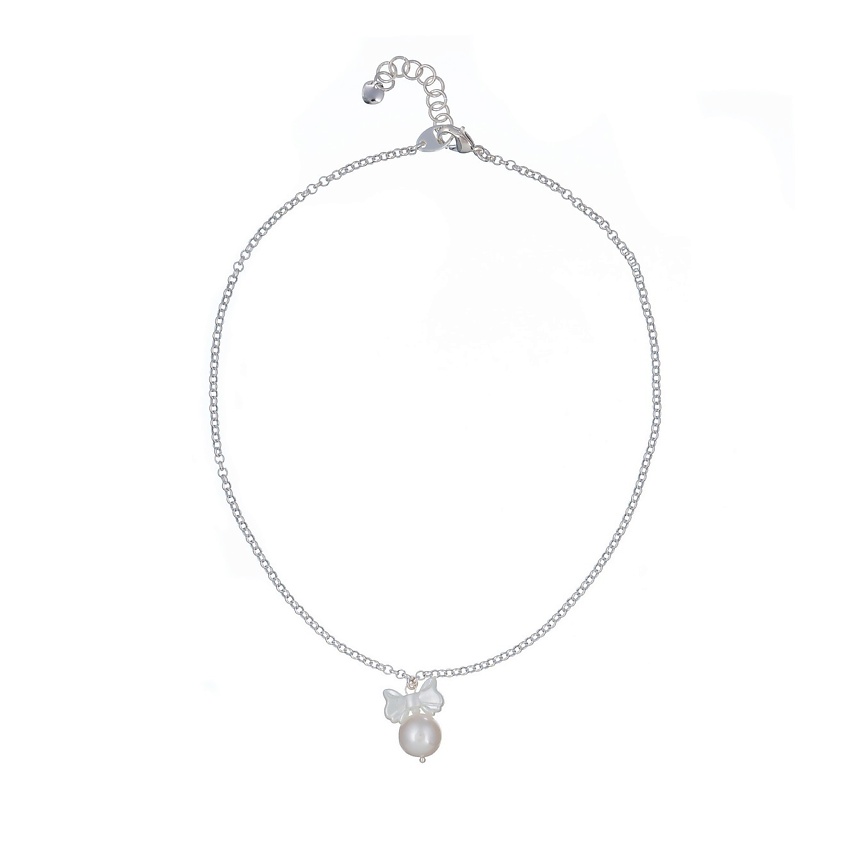 Изображение товара LANZEROTTI Колье Lanzerotti, Splendore, с бантом, жемчугом и кристаллом, 1 шт