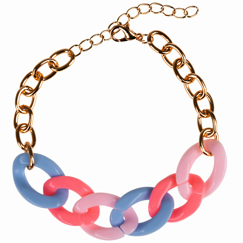 Изображение товара Стильный женский браслет из цветного глянцевого пластика
