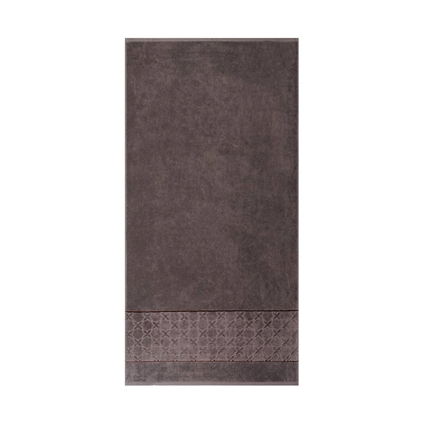 Изображение товара Махровое полотенце Cleanelly Collection 70х140 серо-коричневое