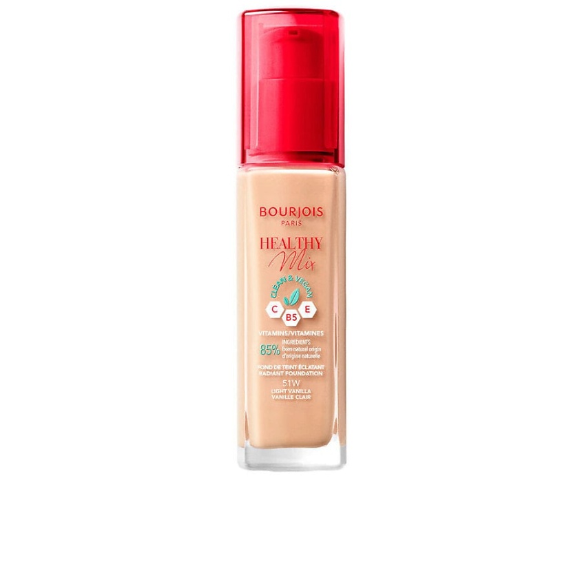 Изображение товара BOURJOIS Тональный крем Healthy Mix, №51-light vanilla