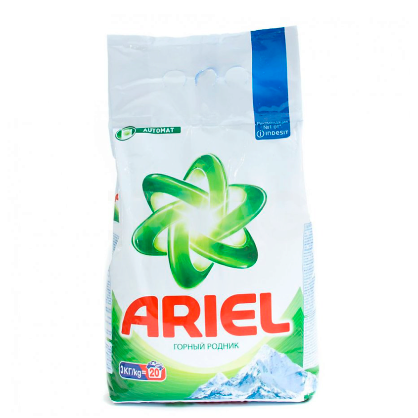 Изображение товара ARIEL Стиральный порошок Горный родник, 3 кг