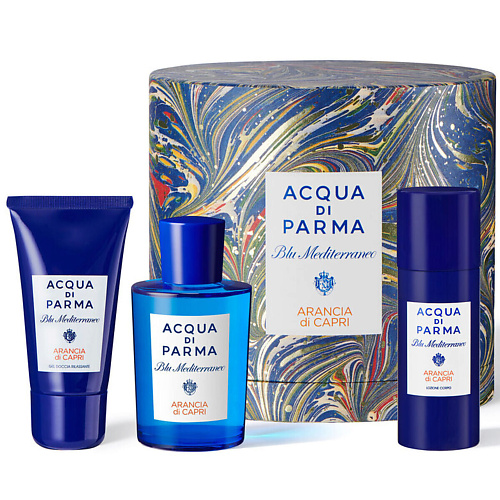 

ACQUA DI PARMA Набор Blu Mediterraneo Arancia Di Capri: Туалетная вода, Гель для душа, Лосьон, Набор Blu Mediterraneo Arancia Di Capri: Туалетная вода, Гель для душа, Лосьон