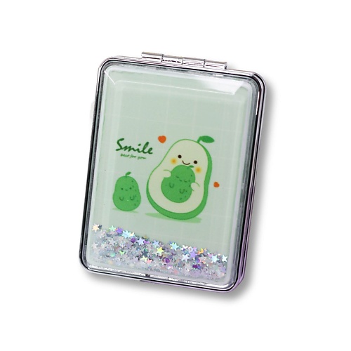 

ILIKEGIFT Зеркало складное "Sparkles avocado three" с увеличением, Зеркало складное "Sparkles avocado three" с увеличением