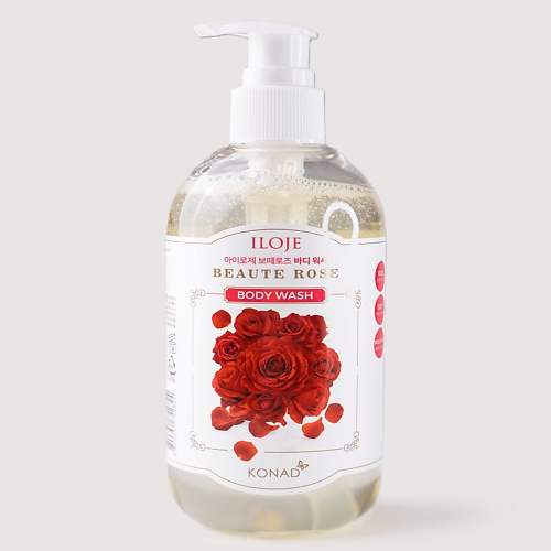 KONAD ILOJE BEAUTE ROSE BODY WASH Гель для душа с дамасской розой 3000 530₽