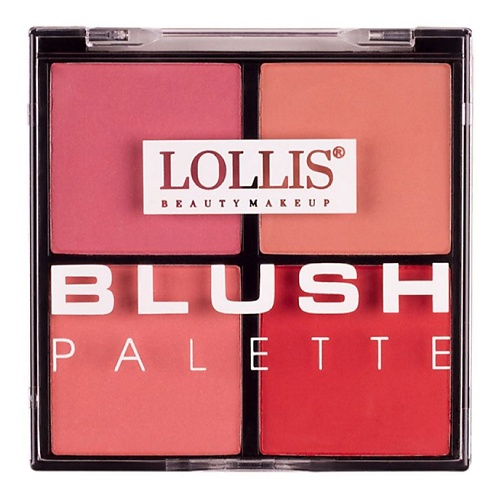 LOLLIS Румяна для лица Blush Palette 4 Colors 383₽