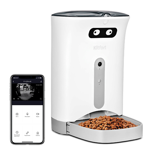 

KITFORT Умная кормушка для животных КТ-2081, Умная кормушка для животных КТ-2081