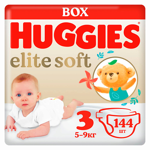 

HUGGIES Подгузники Elite Soft 5-9кг 144.0, Подгузники Elite Soft 5-9кг