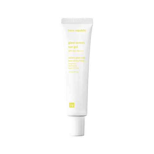 

FACE REPUBLIC Гель для лица солнцезащитный SPF50+ PA++++ Glow screen sun gel, Гель для лица солнцезащитный SPF50+ PA++++ Glow screen sun gel