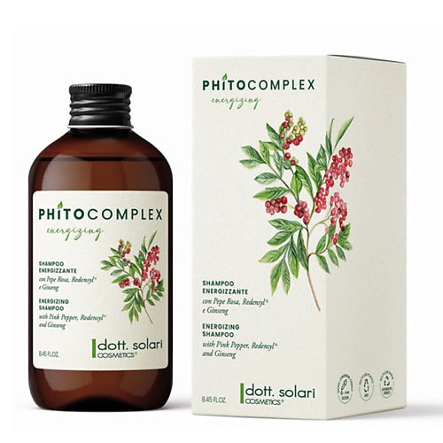 

DOTT.SOLARI COSMETICS Шампунь энергетический Phitocomplex Energizing line 1000.0, Шампунь энергетический Phitocomplex Energizing line