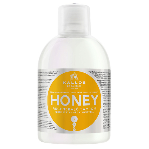 

KALLOS COSMETICS Шампунь Honey восстанавливающий для ухода за сухими, окрашенными волосами 1000.0, Шампунь Honey восстанавливающий для ухода за сухими, окрашенными волосами