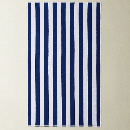 

ZARA HOME Хлопковое банное полотенце с синими полосками 50 x 90, Хлопковое банное полотенце с синими полосками 50 x 90
