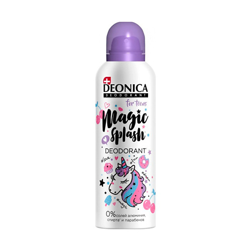 

Deonica DEONICA Антиперспирант MAGIC SPLASH FOR TEENS 125.0, DEONICA Антиперспирант MAGIC SPLASH FOR TEENS