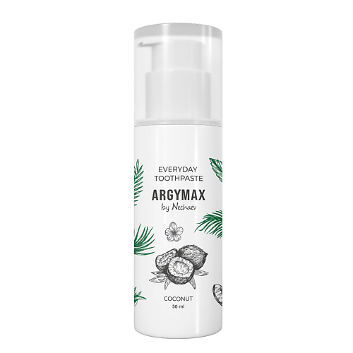 

ARGYMAX BY NECHAEV Зубная паста для ежедневного применения «Кокос» 60.0, Зубная паста для ежедневного применения «Кокос»