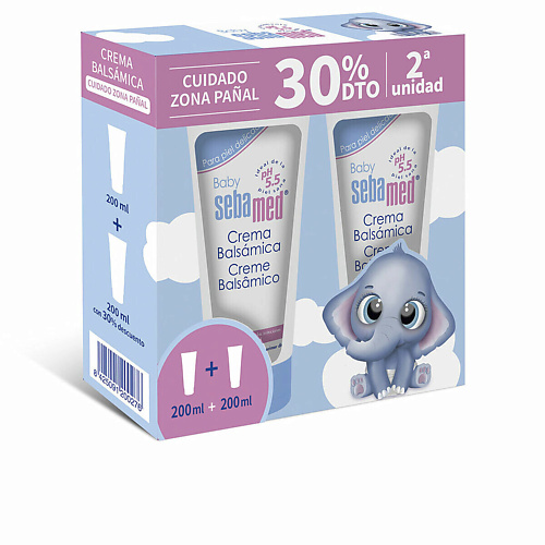 

SEBAMED Защитный крем под подгузник Baby Cream Balsam в подарочной упаковке 400.0, Защитный крем под подгузник Baby Cream Balsam в подарочной упаковке