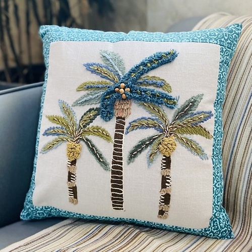 

ARYA HOME COLLECTION Чехол для подушки Arya 45x45 Palm Trio Разноцветный, Чехол для подушки Arya 45x45 Palm Trio Разноцветный