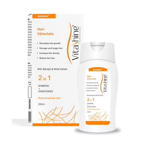 ELEGANT COSMED Шампунь для стимуляции роста волос Vitashine 2000 650₽